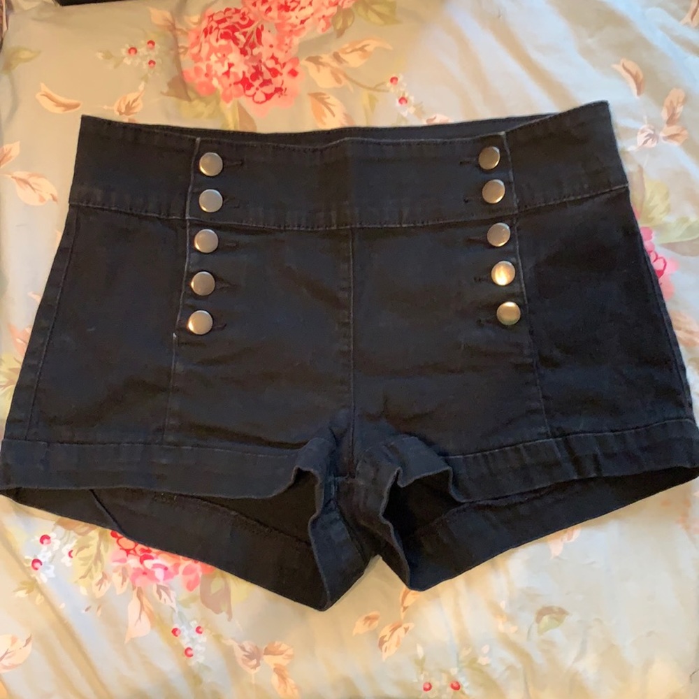 High waisted shorts